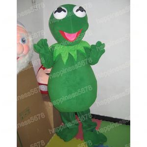 Performance Green Frog Mascot Costiums Cartoon Postacie strój garnitur karnawał unisex dorośli rozmiar Halloween przyjęcie świąteczne