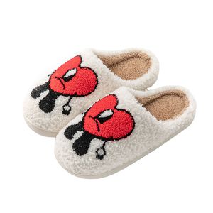 Home Shoes Hot Salking Autumn e Winter New Couples Bad Rabbit Home Floor quente Capelinhas de algodão