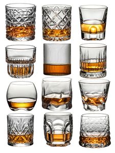 Tumblers Whisky Glasses Scotch gammaldags perfekt gåva för LoverStyle Glassware Bourbonrum 230413