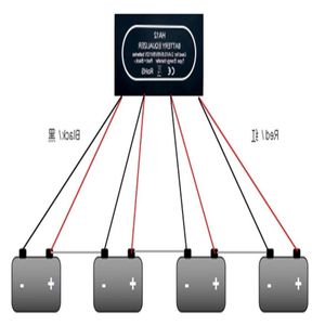 Freeshipping equalizador de bateria de 48V HA12 com aplicativo pode mostrar tensão via telefone celular para bateria solar Mphhl