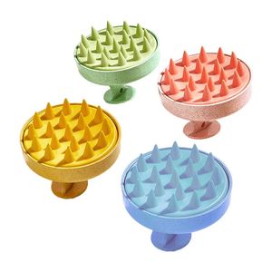 Head Massager Alwafore Wet and Dry Scalp Massage Brush Cleaning Adult Soft Household Bath Silicone Shampoo Comb 231113