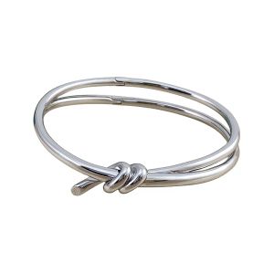 18K vergoldet T Womena S Schmuck Luxus Draht Rose Silber Rosa Blau Kreatives Herz Klassisch Unisex Party Edelstahl Männer Armband Frauen Bangl