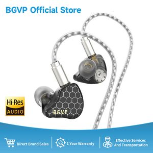 Mobiltelefonörlurar BGVP -skala 2DD i öronmonitor hörlurar 6D -ljudeffekter Gaming Headset Hifi Wired hörlurar Bass Stereo Earpiece Musik Earskydd 230412