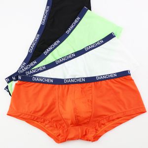 Underbyxor 4st/Lot Mens Underwear Boxers Brand Boxer Men Shorts Nylon Solid Cuecas Masculina Boxershorts Hombre Size M L XL 2XL HT045 230413