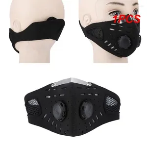 Motorcycle Helmets 1PCS Sport Tactical Face With Filter Activated Carbon Non-Woven Fabrics Mask Half Winter Warm Cycling