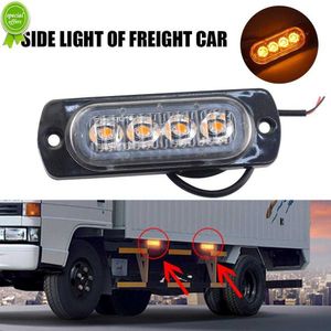 Nuovo 4LED 12-24V 12W Giallo Truck Van Bar Off-road Car Avvertimento Urgente Lampada Della Luce di Nebbia Auto Urgente luce Veloce Dissipazione del Calore