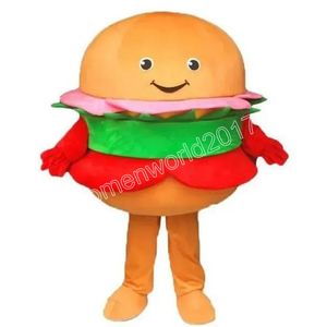 Halloween Hamburgers Mascot Costume Cartoon Character Outfits Suit Adults Size Outfit Birthday Christmas Carnival Fancy Dress For Men Women