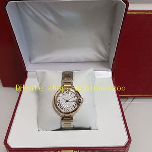 7 Style Women With Box Papers Watch Ladies 33mm W2BB0032 Silver Roman Dial Rose Gold Everose W2BB0029 Automatic Gold Women's Armband Mechanical Watches