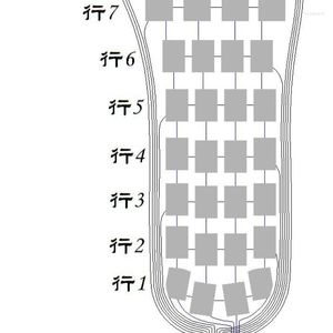 Figurine decorative RX-ES-48P Sensore di pressione flessibile distribuito sulla membrana del piede Tecnologia morbida FSR 48 punti di rilevamento personalizzati