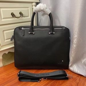 borsa da uomo 10A Mont blanc di alto livello Borsa da trasporto a tracolla valigetta in pelle piena valigetta valigetta in pelle di vacchetta Stuzzicadenti Borsa di design Borsa di lusso Borsa da stampa 8811