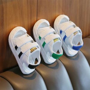 Сандалии летняя мода Cool Kids Shoes Classic S Baby Girls Boys Sneakers 5 звезд отличные малыши дети 230412