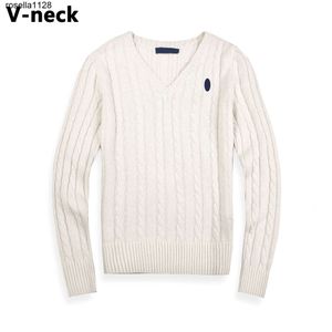 Designer 23ss sweater men Ralphs Polos Knitting Cardigan sweaters womens Round neck Small Embroidery Knitwear laurens men Button Knitting sweater