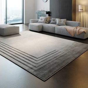 Carpets Nordic Light Luxury Living Room Rugs Sofa Coffee Tables Carpets Modern Simplicity Style Bedroom Carpet Home Cloakroom Lounge Rug W0413