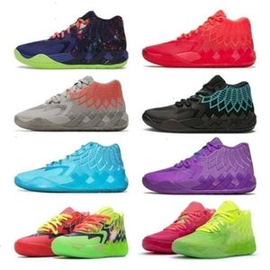 Con scatola LaMelo Ball 1 MB.01 Scarpe da basket Sneaker Nero Buzz City LO UFO Not From Here City Rick Rock Ridge Rosso