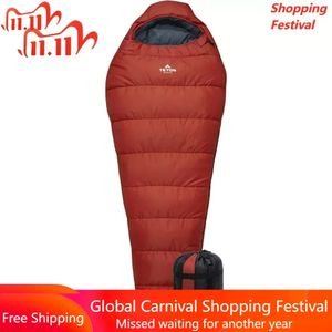 Sleeping Bags LEEF Ultralight Mummy Sleeping Bag Perfect for Backpacking Hiking and Camping; 3-4 Season Mummy Bag; Free Stuff Sack Included 231113