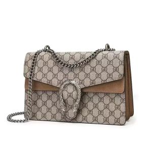 2023 Womens Bag Handbag Handväskor Limited Style Chain äkta läder axel diagonal crossbody väskor 28 cm