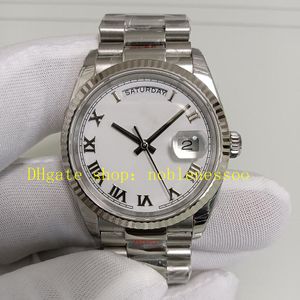 Relógios de aço 904L unissex de 5 cores Foto real feminino 128239 masculino 36 mm mostrador branco ouro GMF Cal.3255 movimento champanhe diamante 128238 relógio com pulseira feminina