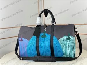 YK KEEP 45cm Dots Travel Bandouliere Bag 3D Painted Embossed Monograms Pattern Large Capacity Bright Florescent Color Luxurys Rain2018