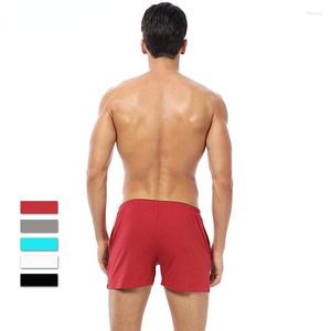 Kör shorts bomullsunderkläder män som simmar trosor eller boxare med fickan