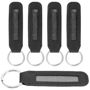 Keychains nyckelringar Etikett taggar Matcha telefonnummer hängande hängande metallidentifierare kedjeplatta prydnad