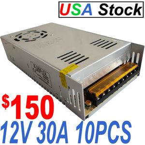12v 30a Dc Universal Regulated Switching Power Supply Lighting Transformers 360w para CCTV Radio Computer Project usastar
