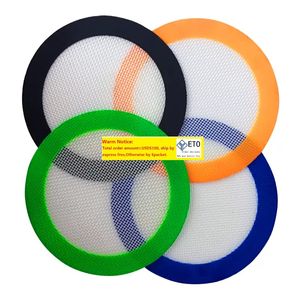 Silicone Dab Concentrato Mat Food Grade Antiaderente Resistente al calore Cuscinetti per olio da forno in fibra di vetro al silicone