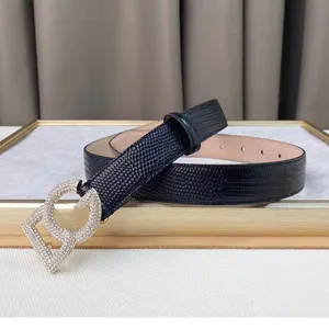 Men Women Solid Belt Womens Genuine Leather with diamonds Smooth Buckle Designers Cowhide Belts For Mens Womens Luxurys Waistband 3.0cm Width