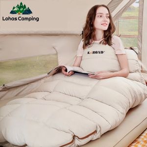 Sovsäckar lohascamping vuxen down väska maskin tvättbar ultralight 3 säsong för hemresor camping sover 231113