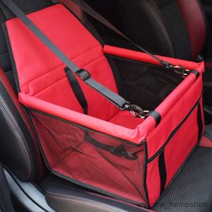 Pet Seat Cover Dog Car Pad Pet Safety Seat Anti-dirty Waterproof Pet Car Bag Dog Kennel Pet Mesh Hanging Bag Travel Basket For Small Dogs Cats R231113