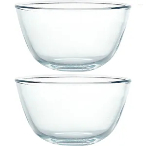 Bowls Glass Bowl Mixing Salad Prep Kitchen Clear Egg Servingcereal Storage Large Popcorn Containers Mini Dish Soups Snack Candy