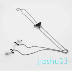 inverterad triangel trådlös Bluetooth-hörlurar Anti-förlustkedja hängande nackrep lämpligt för Apple Airpods maskglasögonkedja