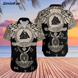 Men's Casual Shirts Sons Of Mens Aloha Hawaiian 3D All Over Printed Male Hawaii Beach Tshirt Female Summer Lapel Tee Unisex Top-2