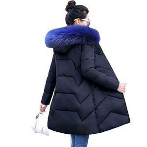 Women's Trench Coats 7XL Plus Size Parkas Big Fur Winter Jacket For Women 2023 Female Coat Thick Warm Hooded Long Down JacketWom