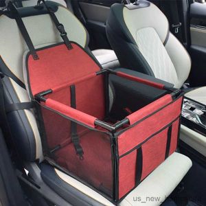 Pet Seat Cover Travel Dog Car Seat Waterproof Pet Dog Carriers Bag Cat Transport Hammock Dog Car Seat Basket For Small Medium Dogs R231113