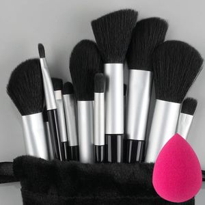 Pincéis de maquiagem 13 pçs conjunto super macio sombra lábio contorno escova pó solto corretivo brochas de maquillaje ferramenta 231113