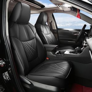 Högklassiga bilstolskydd för Toyota RAV4 Special Internt skyddande tillbehör Vattentät läder Fit Full Set Interior Decoration Accessories