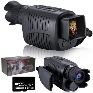 Telescope Binoculars 1080p HD Monoculars Infrared 5x Digital Zoom Night Vision Device Hunting Outdoor Day Dual Use 100 Darkness 300m 231113