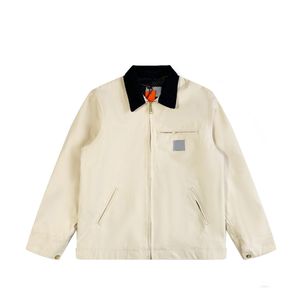 Jaqueta de carro masculina com capuz Vintage 90S J10 Truck Drivers Jacket Boxy versão curta e larga 1,5kg 6H3H