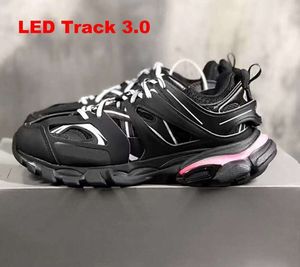 Dress Shoes Designer Led Track 3 3.0 Shoe Men Women Sneakers Triple Black White Pink Blue Orange Yellow Tess.S. Gomma Sneaker spårar Sports G3