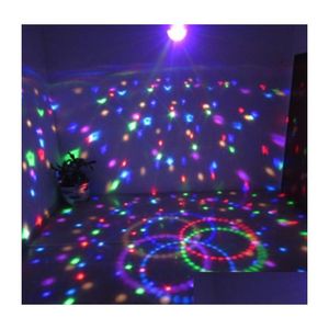 Illuminazione laser Adsled 9 Led Dmx 512 Telecomando Beautif Crystal Magic Effect Ball Light Disco Dj Stage Play Drop Delivery Lights Otubi