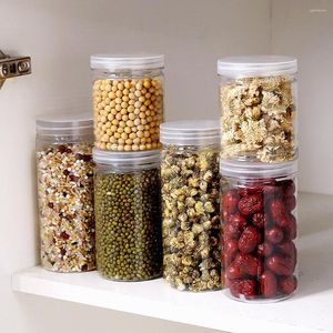 Storage Bottles Sealing Food Box Container Refrigerator Preservation Kitchen Flour Grain Transparent Fresh