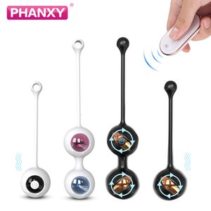 Ägg/kulor Phanxy Kegel Balls Vibrator Sex Toys For Women 9 Speed ​​Geisha Balls G Spot Vaginal Muscle Balls Tight träning Sexules Toys 230413