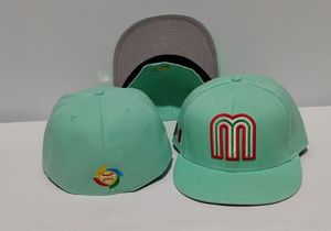 New Mexico Hats Fitted Baseball Red Blue Light Green Black Cap Size Mix Match Order All Caps High Quality Hat