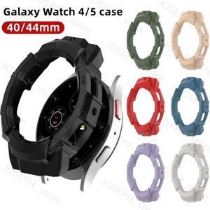 Andra modetillbehör för Samsung Galaxy Watch 5 Case 4 44mm 40mm Tillbehör PC Bumper All-Around Screen Protector Galaxy Watch 5 Pro 45mm Case J230413