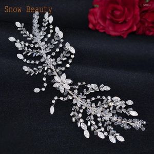 Hair Clips DZ084 Handmade Rhinestones Wedding Tiara Crystal Bridal Headpieces Headwear Women Jewelry Bridesmaid Accessories