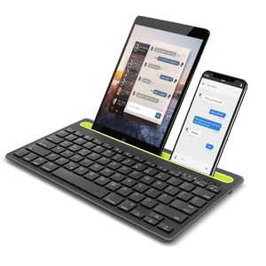  Tastatur für Desktop-Computer,  kabellose Zweikanal-Bluetooth-Tastatur zum Aufladen