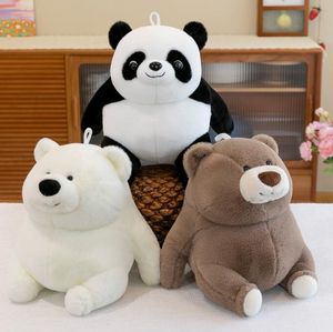 Fat Bear Doll Plush Toy Brown Bear Doll Three Pandas Polar Bear Birthday Present