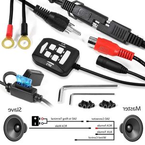 Freeshipping High Performance 4-tums vattentät motorcykel ATV Bluetooth-högtalare med 300W inbyggd D-klassförstärkare aux mp3 Bemof