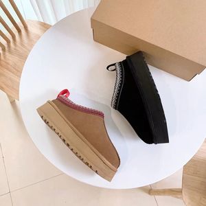 Austrália Designer Botas Mulheres Tazz Chinelos Tasman Fur Slides Classic Ultra Mini Plataforma Bota Semente de Mostarda Slip-on Les Petites Camurça Mistura de Lã Conforto Inverno