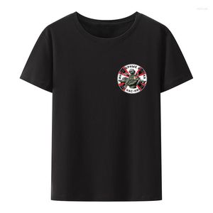 Herren-T-Shirts Russisches Militär Wagner-Gruppe Soldaten-Baumwollhemd für Männer Stil Kurzarm Roupas Masculinas Camiseta Hombre